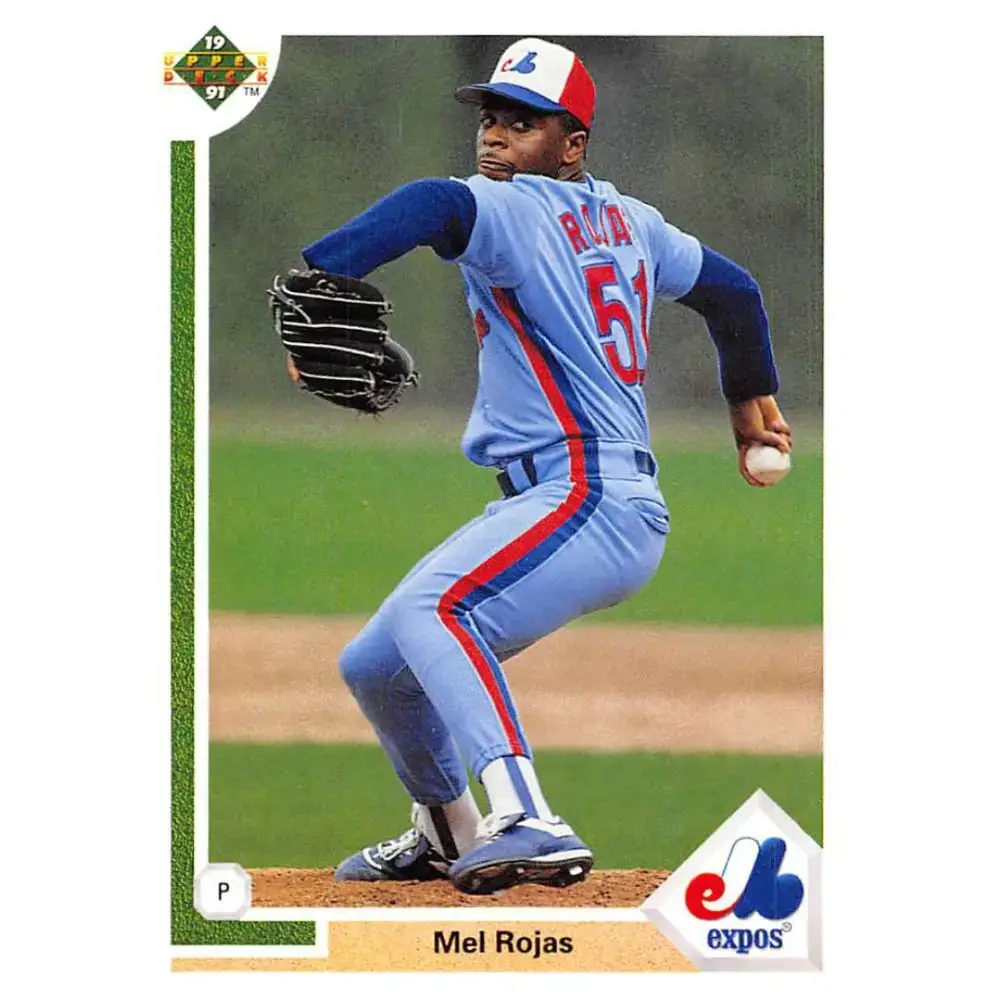1991 Upper Deck #357 Mel Rojas EX Excellent Montreal Expos Baseball Card - Baseball Card Single