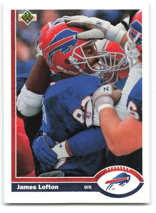 1991 Upper Deck #358 James Lofton NM-MT Buffalo Bills Football Card - Football Card Single