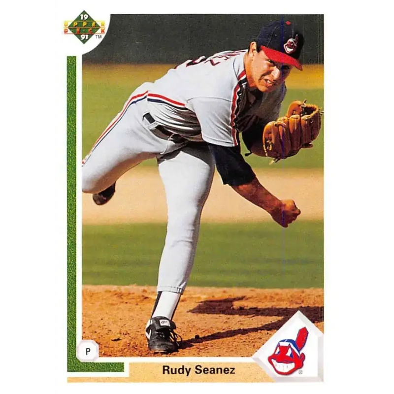 1991 Upper Deck #358 Rudy Seanez NM-MT Cleveland Indians Baseball Card - Baseball Card Single