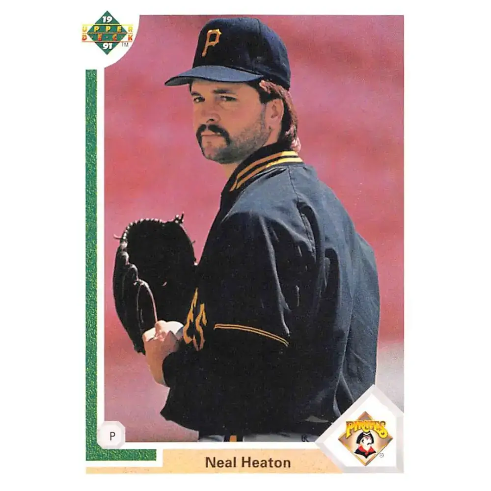 1991 Upper Deck #36 Neal Heaton EX Excellent Pittsburgh Pirates Baseball Card - Baseball Card Single