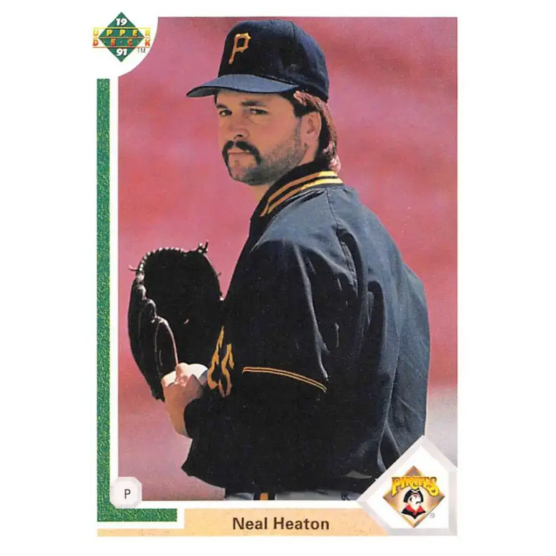 1991 Upper Deck #36 Neal Heaton NM-MT Pittsburgh Pirates Baseball Card - Baseball Card Single