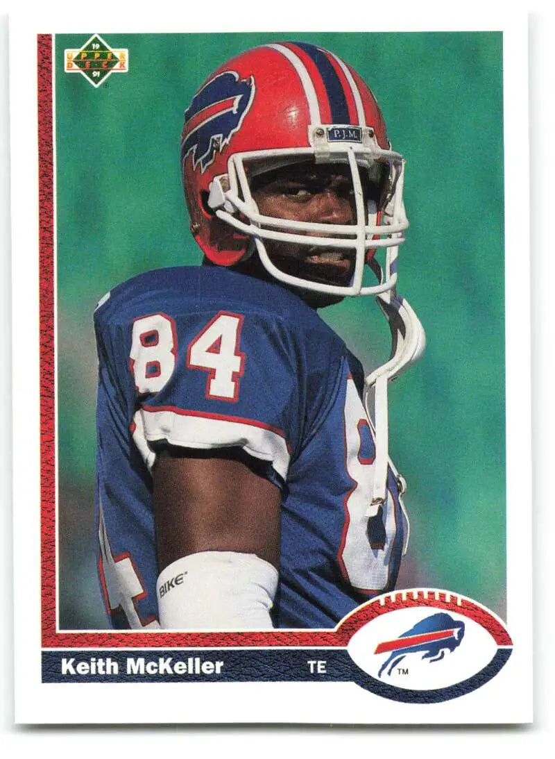 1991 Upper Deck #360 Keith McKeller NM-MT Buffalo Bills Football Card - Football Card Single