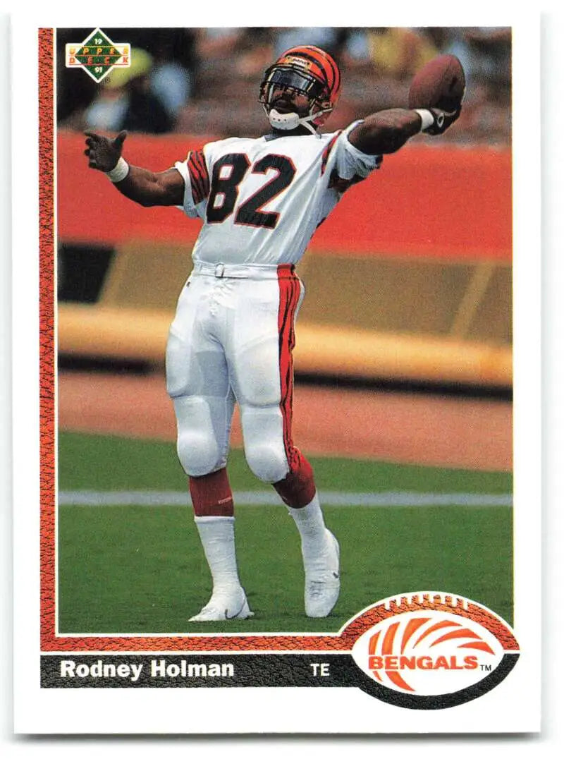 1991 Upper Deck #361 Rodney Holman NM-MT Cincinnati Bengals Football Card - Football Card Single