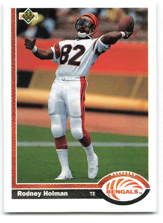 1991 Upper Deck #361 Rodney Holman NM-MT Cincinnati Bengals Football Card - Football Card Single