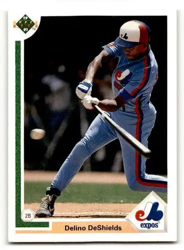 Delino DeShields Montreal Expos baseball card from 1991 Upper Deck #364