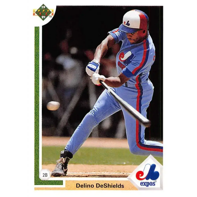 1991 Upper Deck #364 Delino DeShields NM-MT Montreal Expos Baseball Card - Baseball Card Single