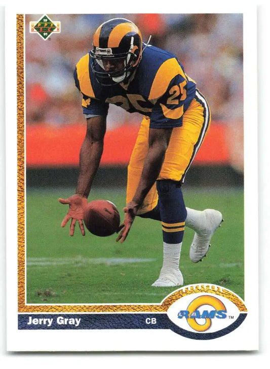1991 Upper Deck #364 Jerry Gray NM-MT Los Angeles Rams Football Card - Football Card Single