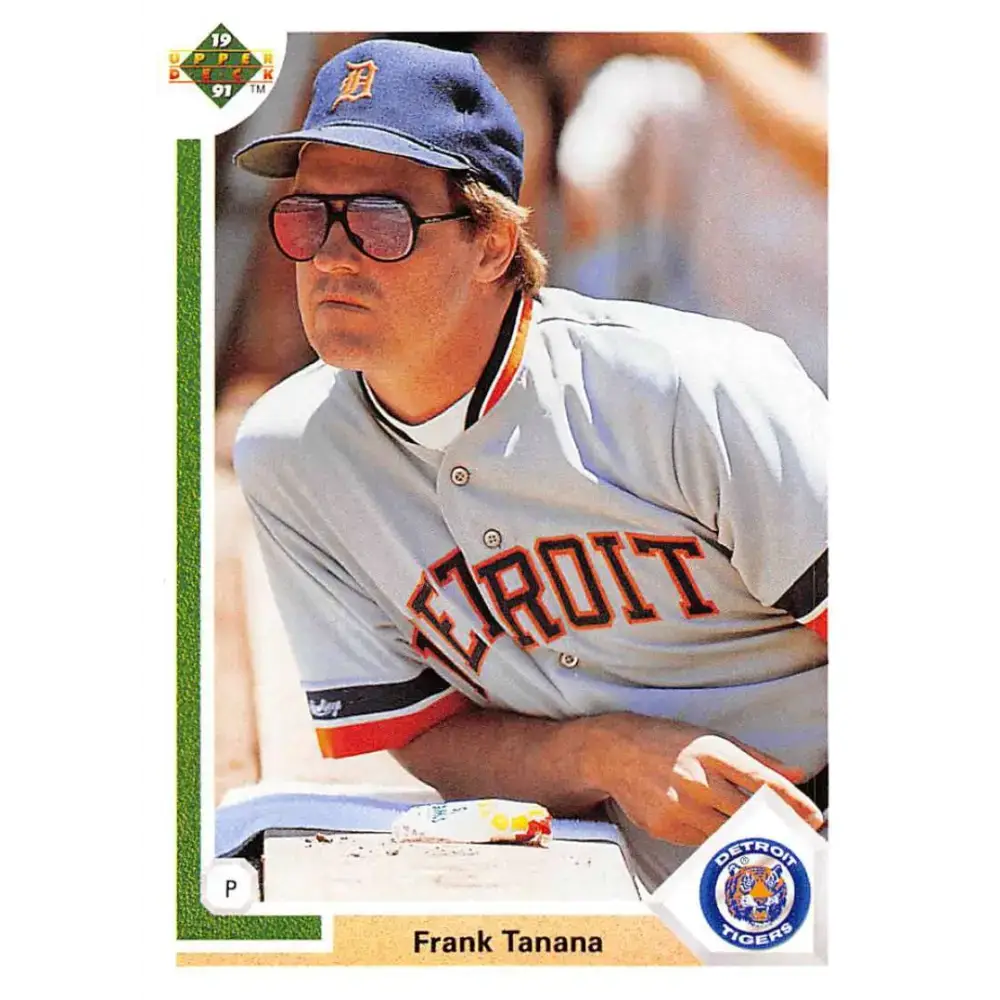 1991 Upper Deck #369 Frank Tanana EX Excellent Detroit Tigers Baseball Card - Baseball Card Single