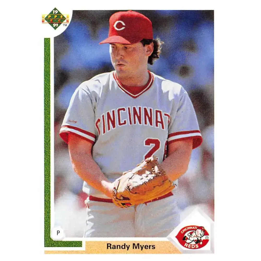 1991 Upper Deck #371 Randy Myers NM-MT Cincinnati Reds Baseball Card - Baseball Card Single