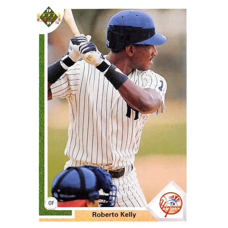 1991 Upper Deck #372 Roberto Kelly NM-MT New York Yankees Baseball Card - Baseball Card Single