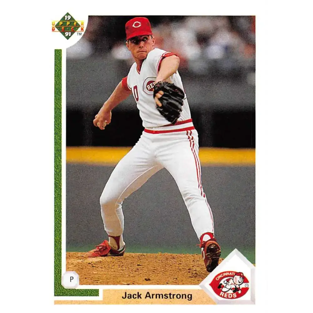 1991 Upper Deck #373 Jack Armstrong NM-MT Cincinnati Reds Baseball Card - Baseball Card Single