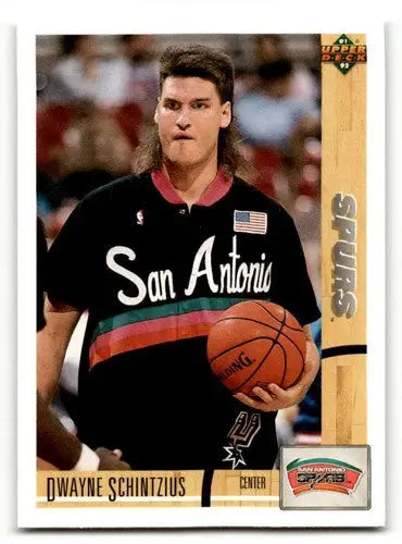 1991 Upper Deck #376 Dwayne Schintzius San Antonio Spurs Basketball ID:55715 - Basketball Card Single