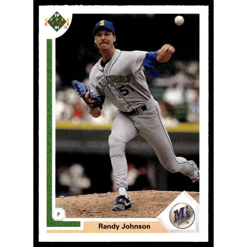 1991 Upper Deck #376 Randy Johnson NM-MT Seattle Mariners Baseball Card - Baseball Card Single