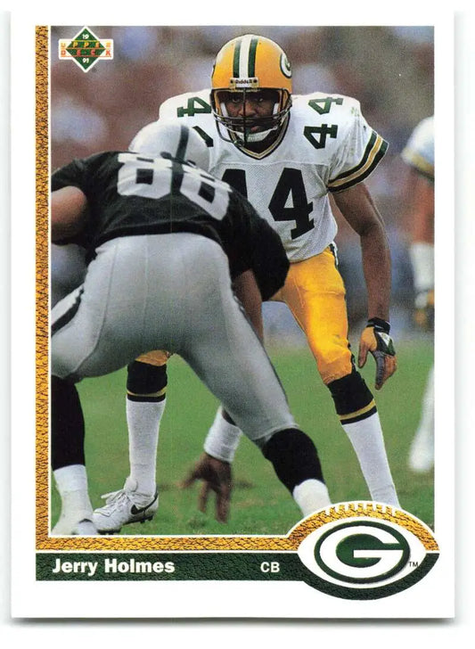 1991 Upper Deck #378 Jerry Holmes NM-MT Green Bay Packers Football Card - Football Card Single