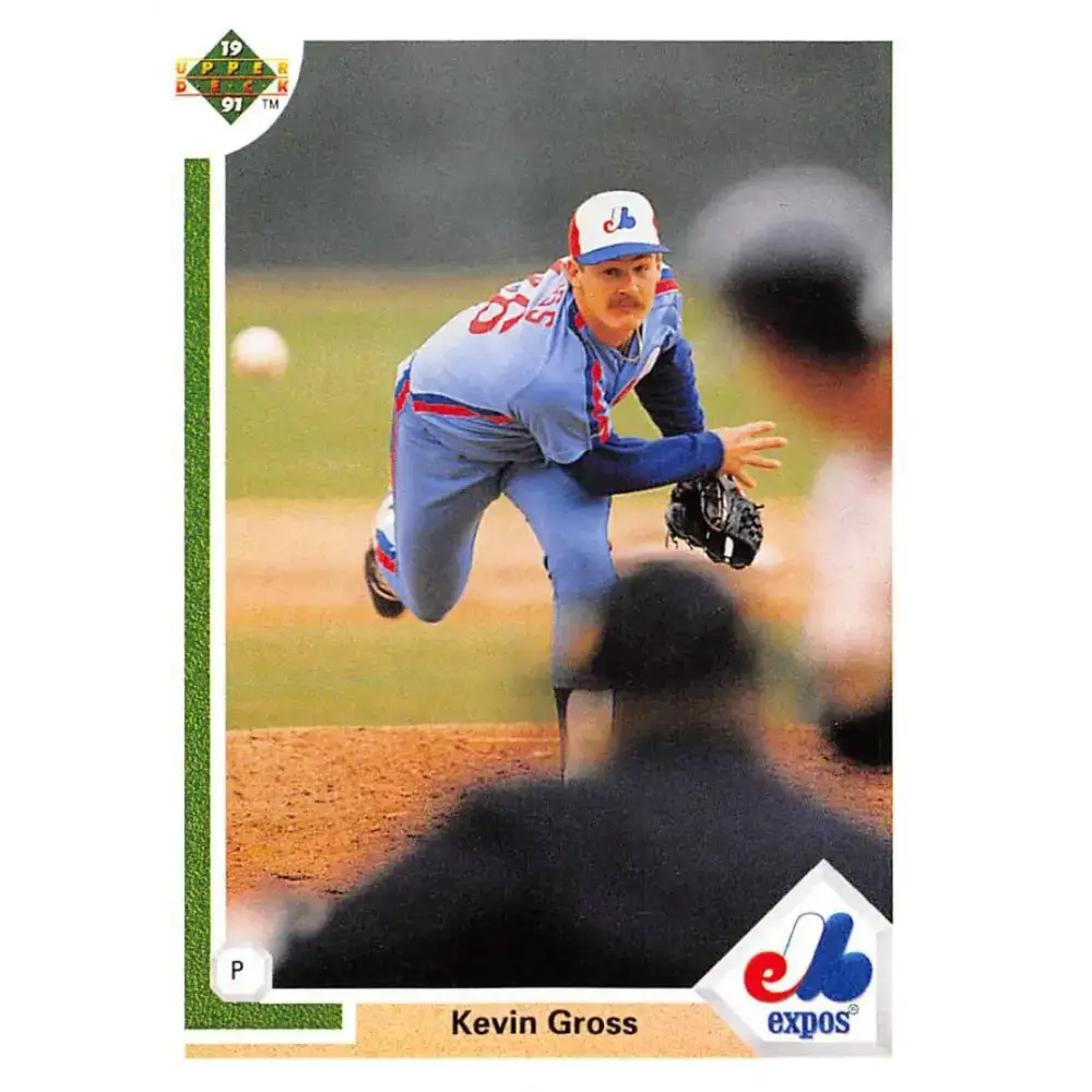 1991 Upper Deck #380 Kevin Gross EX Excellent Montreal Expos Baseball Card - Baseball Card Single