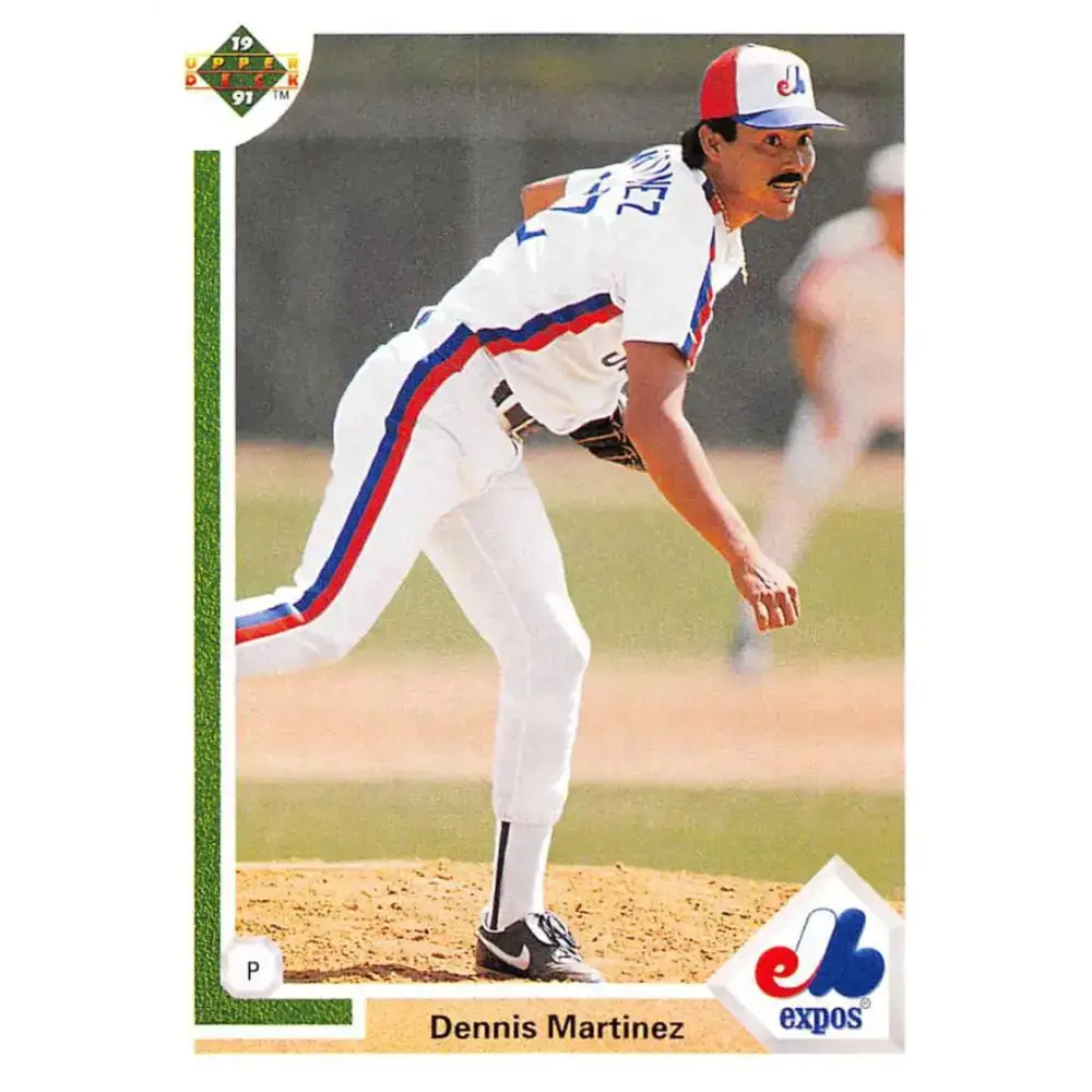 1991 Upper Deck #385 Dennis Martinez NM-MT Montreal Expos Baseball Card - Baseball Card Single