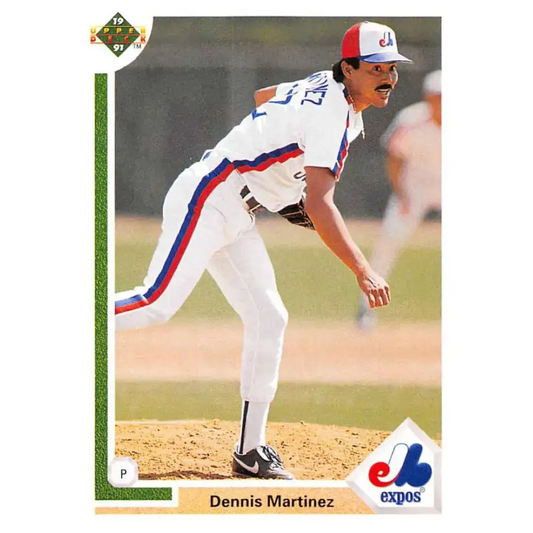 1991 Upper Deck #385 Dennis Martinez NM-MT Montreal Expos Baseball Card - Baseball Card Single
