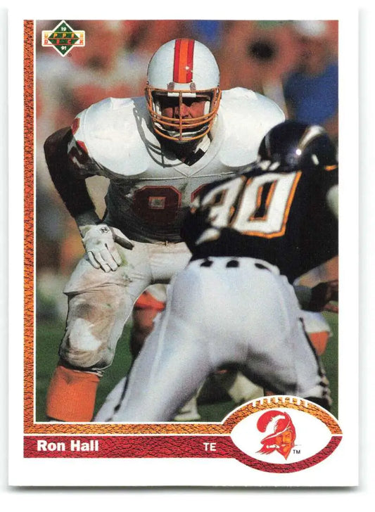 1991 Upper Deck #386 Ron Hall NM-MT Tampa Bay Buccaneers Football Card - Football Card Single