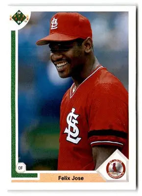 1991 Upper Deck #387 Felix Jose - Baseball Card Single