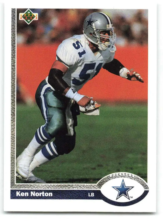 1991 Upper Deck #387 Ken Norton Jr. NM-MT Dallas Cowboys Football Card - Football Card Single