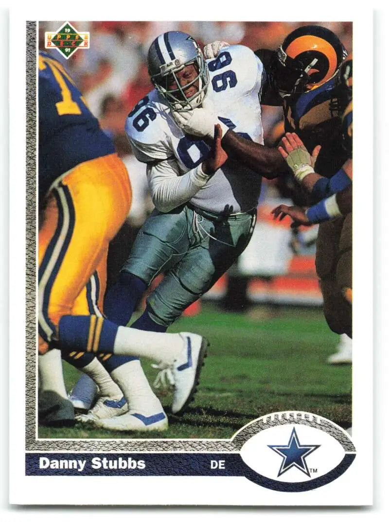 1991 Upper Deck #389 Daniel Stubbs NM-MT Dallas Cowboys Football Card - Football Card Single