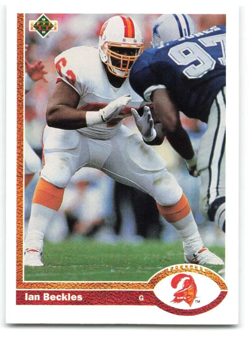 1991 Upper Deck #390 Ian Beckles NM-MT Tampa Bay Buccaneers Football Card - Football Card Single