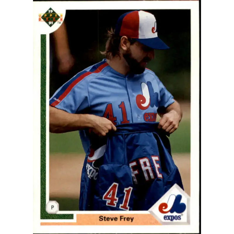 1991 Upper Deck #397 Steve Frey NM-MT Montreal Expos Baseball Card - Baseball Card Single