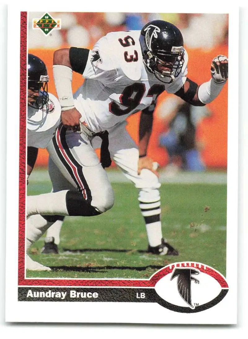 1991 Upper Deck #398 Aundray Bruce NM-MT Atlanta Falcons Football Card - Football Card Single