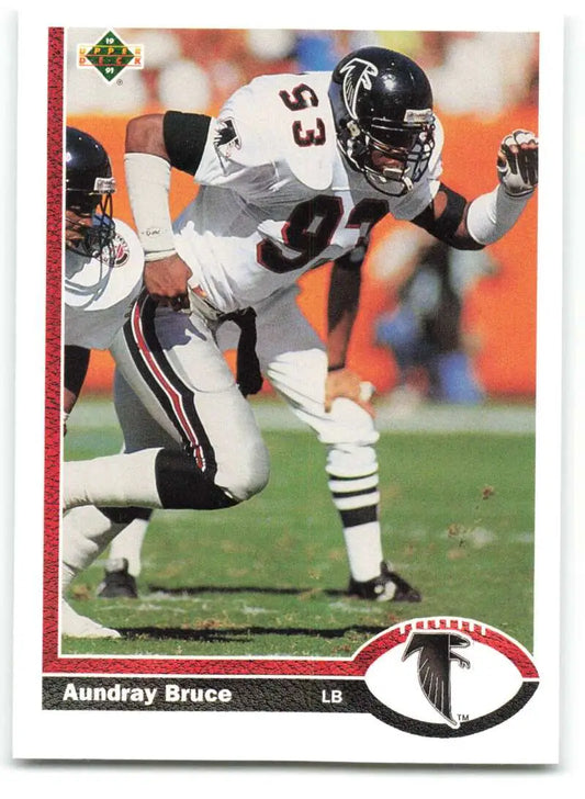 1991 Upper Deck #398 Aundray Bruce NM-MT Atlanta Falcons Football Card - Football Card Single