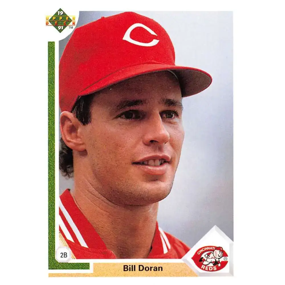 1991 Upper Deck #398 Bill Doran NM-MT Cincinnati Reds Baseball Card - Baseball Card Single