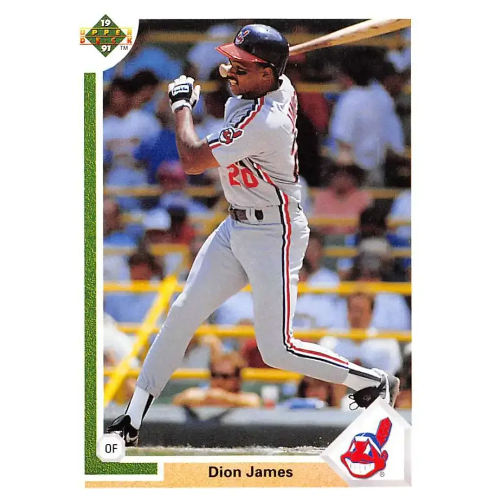 1991 Upper Deck #399 Dion James NM-MT Cleveland Indians Baseball Card - Baseball Card Single
