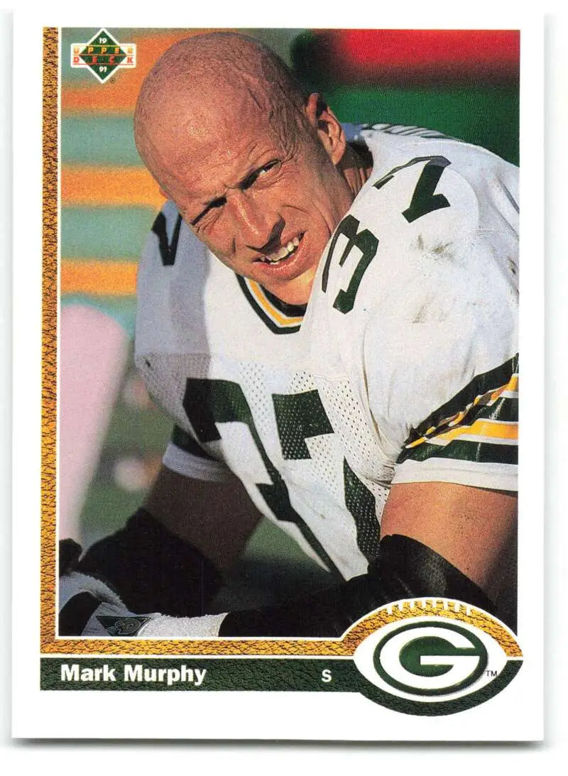 1991 Upper Deck #399 Mark Murphy NM-MT Green Bay Packers Football Card - Football Card Single