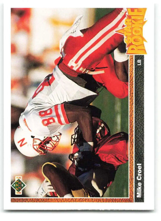 1991 Upper Deck #4 Mike Croel NM-MT RC Rookie Denver Broncos Football Card - Football Card Single