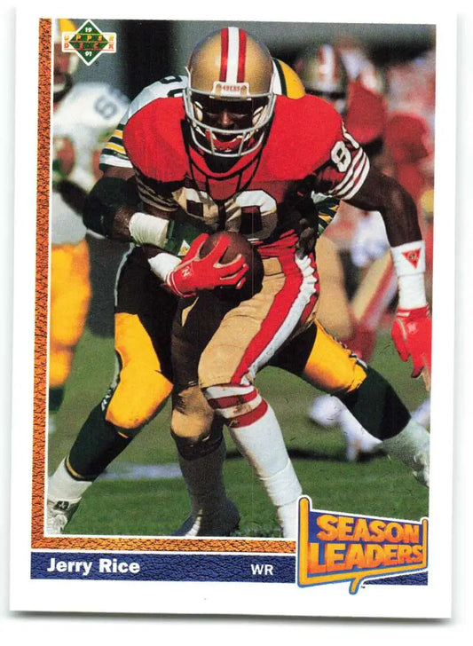 1991 Upper Deck #402 Jerry Rice NM-MT San Francisco 49ers Football Card - Football Card Single