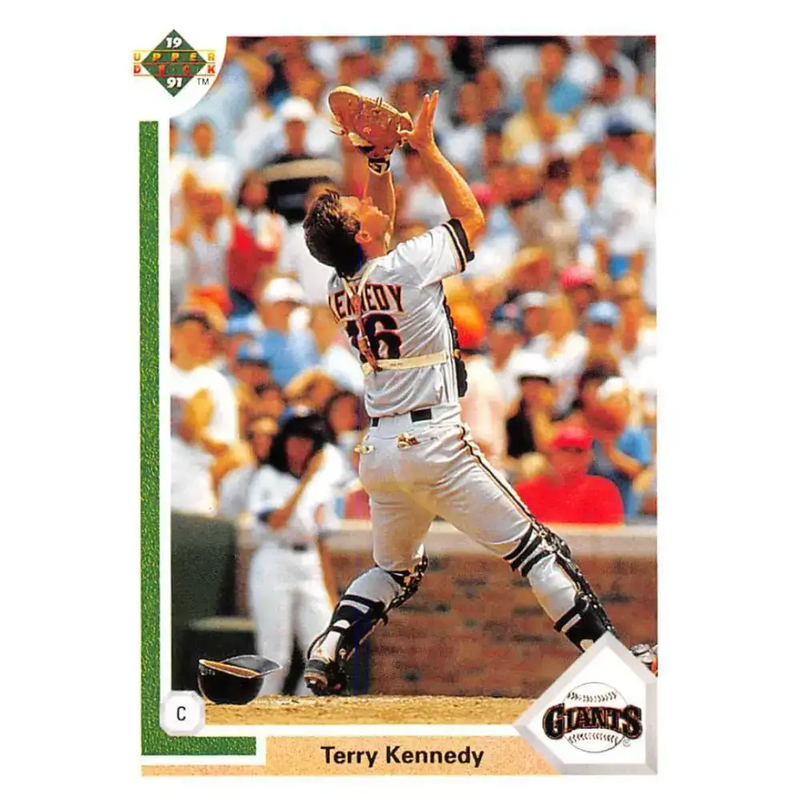 1991 Upper Deck #404 Terry Kennedy EX Excellent San Francisco Giants Baseball Card - Baseball Card Single