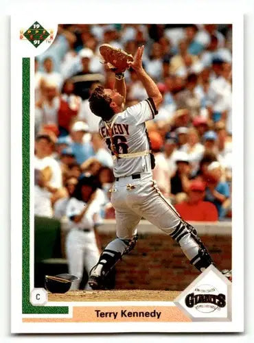 1991 Upper Deck Terry Kennedy San Francisco Giants baseball card ID 54274