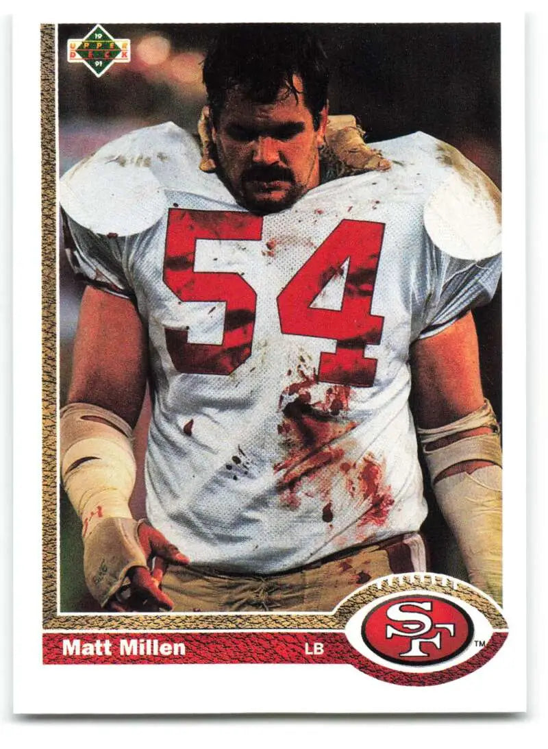 1991 Upper Deck #409 Matt Millen NM-MT San Francisco 49ers Football Card - Football Card Single