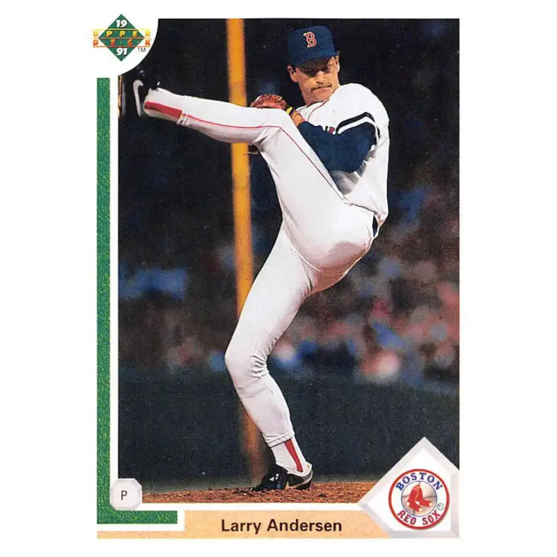1991 Upper Deck #41 Larry Andersen EX Excellent Boston Red Sox Baseball Card - Baseball Card Single