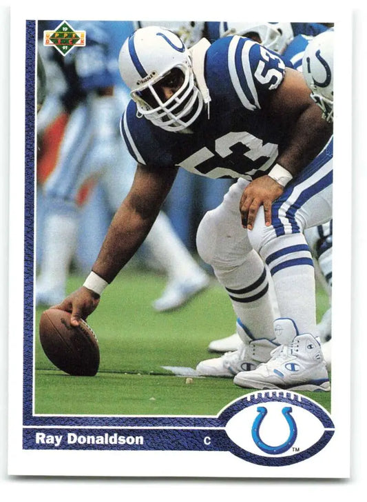1991 Upper Deck #412 Ray Donaldson NM-MT Indianapolis Colts Football Card - Football Card Single