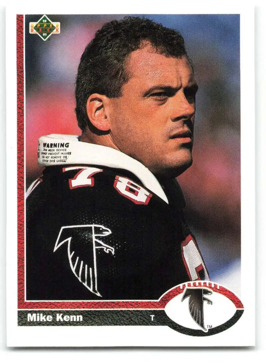 1991 Upper Deck #42 Mike Kenn NM-MT Atlanta Falcons Football Card - Football Card Single
