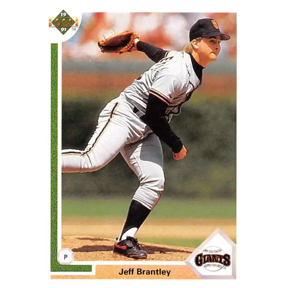 1991 Upper Deck #424 Jeff Brantley NM-MT San Francisco Giants Baseball Card - Baseball Card Single