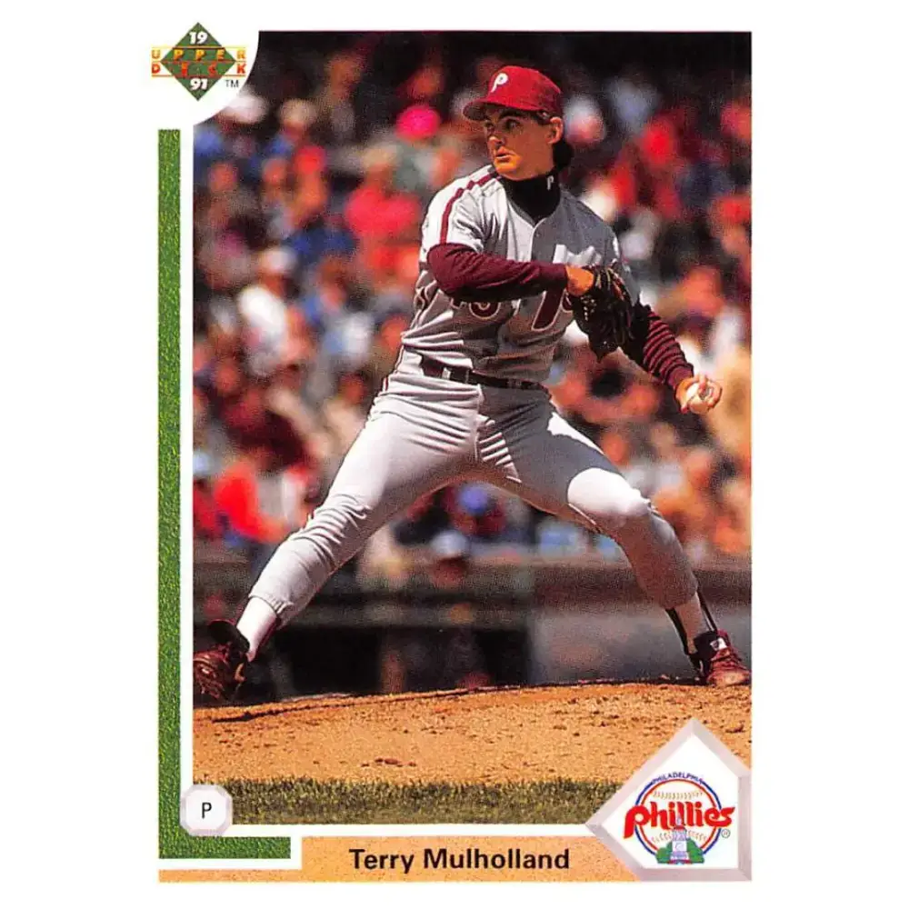 1991 Upper Deck #426 Terry Mulholland EX Excellent Philadelphia Phillies Baseball Card - Baseball Card Single