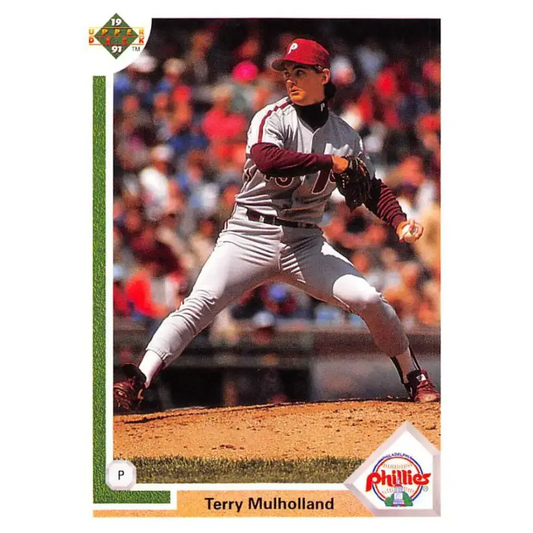 1991 Upper Deck #426 Terry Mulholland EX Excellent Philadelphia Phillies Baseball Card