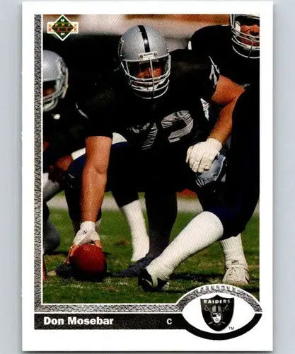 1991 Upper Deck #427 Don Mosebar NM Near Mint LA Raiders - Football Card Single