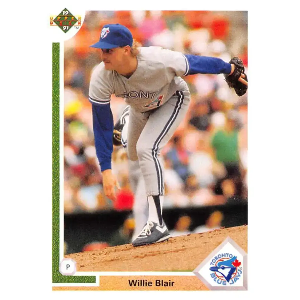 1991 Upper Deck #427 Willie Blair NM-MT Toronto Blue Jays Baseball Card - Baseball Card Single