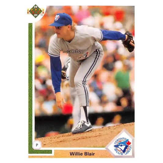 1991 Upper Deck #427 Willie Blair NM-MT Toronto Blue Jays Baseball Card - Baseball Card Single