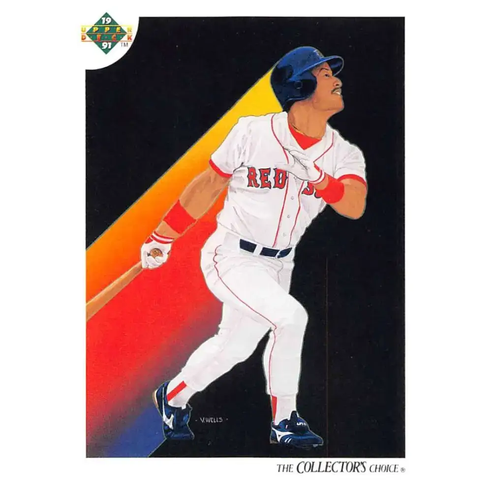 1991 Upper Deck #43 Mike Greenwell EX Excellent Boston Red Sox Baseball Card
