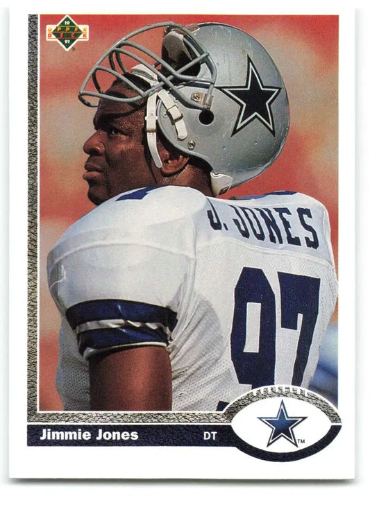 1991 Upper Deck #430 Jimmie Jones NM-MT Dallas Cowboys Football Card - Football Card Single
