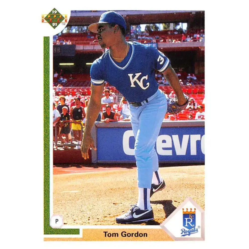 1991 Upper Deck #431 Tom Gordon NM-MT Kansas City Royals Baseball Card - Baseball Card Single