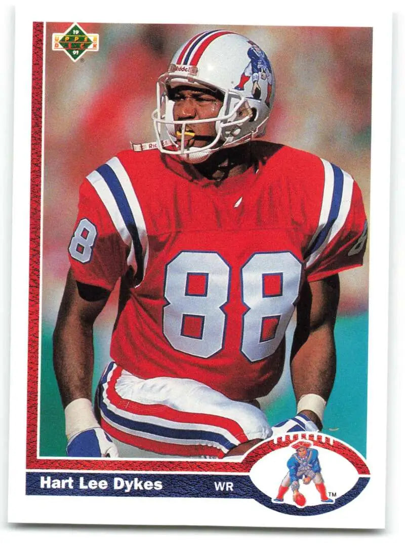 1991 Upper Deck #433 Hart Lee Dykes NM-MT New England Patriots Football Card - Football Card Single